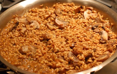 Mushroom Farrotto recipe