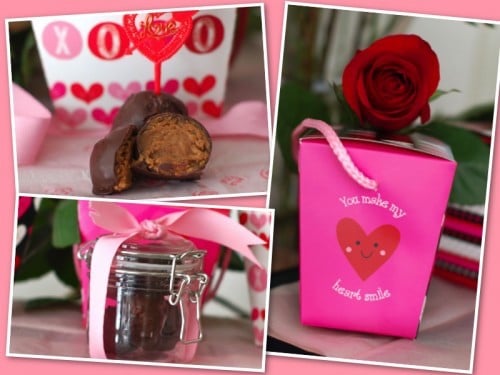 vegetarian gluten-free chocolate peanut butter truffles Chocolate Peanut Butter Truffles Collage