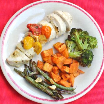 Pistachio-Stuffed Chicken Breasts | Juicy chicken breasts stuffed with creamy pistachio mustard with a hint of lemon are an easy weeknight meal that will please the whole family. Get the gluten-free and dairy-free recipe @jlevinsonrd.