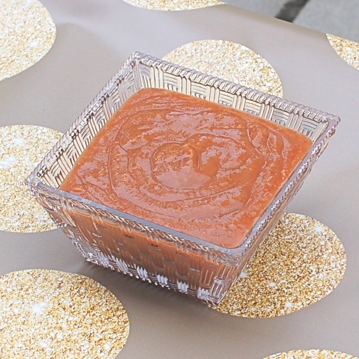 no added sugar applesauce no added sugar applesauce in glass serving bowl