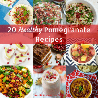 20+ Healthy Pomegranate Recipes | Nutritioulicious