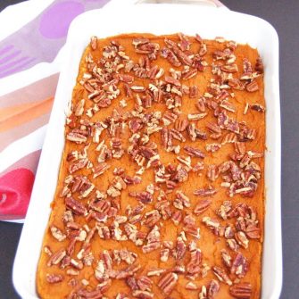 Lightened Up Sweet Potato Casserole