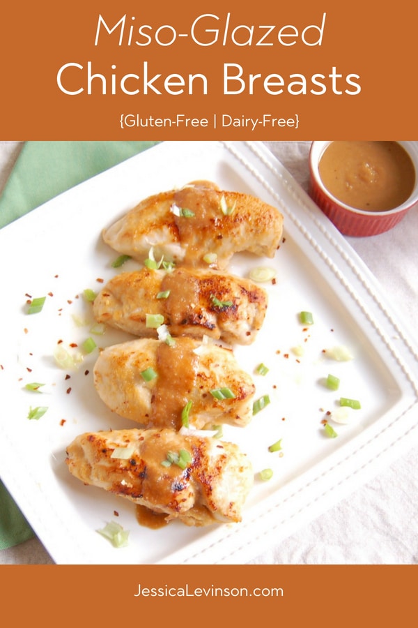 Miso-Glazed Chicken Breasts | Jessica Levinson, MS, RDN, CDN