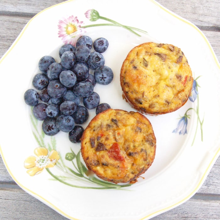 make-ahead muffins packed with whole grains, fruit, veggies, and eggs are one of many healthy breakfasts to get out the door in the morning make ahead veggie egg muffins