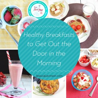 Instead of skipping breakfast, give your kids one of these healthy breakfasts to get out the door on rushed mornings - no recipes needed! #breakfast #healthybreakfast #norecipe #onthegobreakfast #grabandgobreakfast #feedingkids #kidfriendly