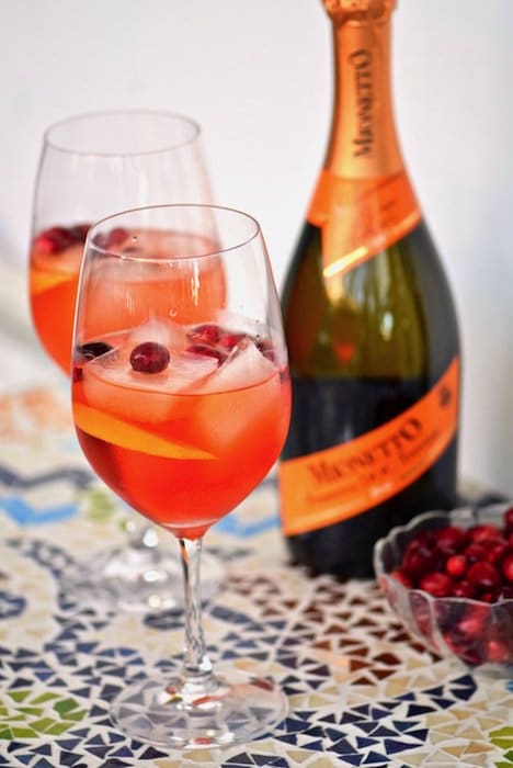 Sparkling Cranberry Aperol Spritz @ Tasting Page Sparkling Cranberry Aperol Spritz @ Tasting Page
