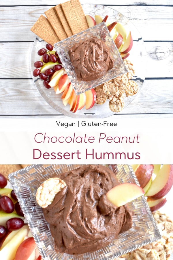 Chocolate Peanut Dessert Hummus chocolate peanut dessert hummus platter